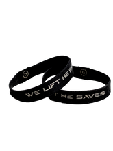 Load image into Gallery viewer, We Lift He Saves Wristbands - Lifting Hope