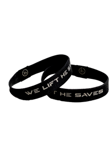 We Lift He Saves Wristbands - Lifting Hope